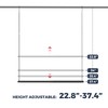 STO STO 1 Pack Closet Hanging Rod, Length and Height