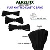 AERZETIX - C67312 - Elastische flache geflochtene Schnur 5 Meter