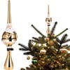 BRUBAKER Christmas Tree Topper Thick Santa - Shiny Christmas Tree