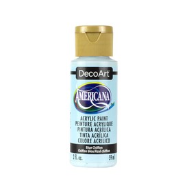 Deco Art Americana Acrylic Multi-Purpose Paint, Blue Chiffon,4 x 1.38 x 1.38