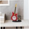 CORHAD Violin Shaped Decorative Clock with Pen Holder Unique Retro