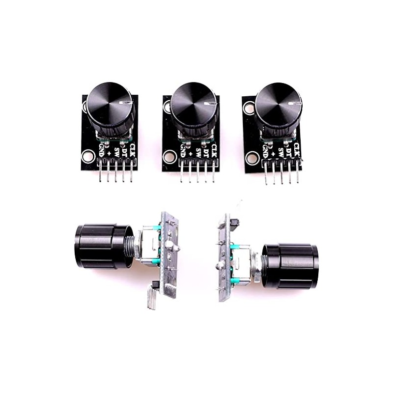 RUNCCI-YUN 6 x KY-040 Rotary Encoders Rotary Encoder Module for