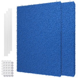 Demiwise Reusable Air Filter 20x30x0.5,2 Packs Cut to Fit Furnace Filters,MERV 6 Electrostatic Washable Air Filter for HVAC,Mobile,Replacement Air Conditioner Filters,24 PCs Hooks
