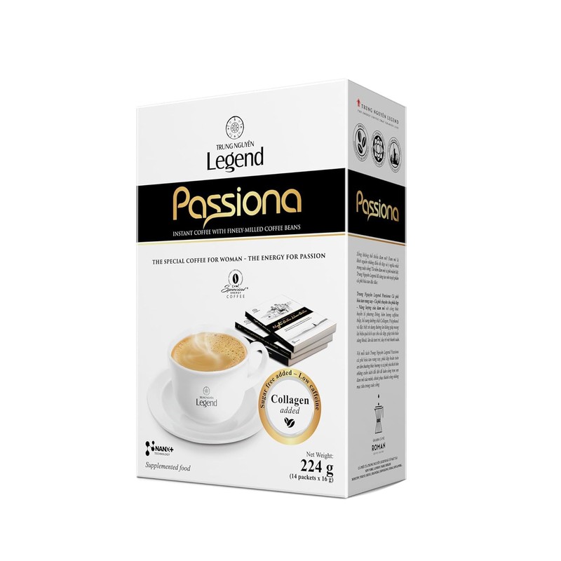 2 Packs - Passiona Special Instant Milk Coffee for Women