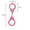EFYUE Cat Toy Mini Handcuffs Cat Novelty Toy Pink Metal