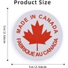 1,000 Pcs Canadian-Made Stickers, FABRIQUE AU Canadian roll Labels, tearable