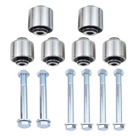 DriveFix Rear Driver and Passenger Side Suspension Knuckle Bushing and Bolts for Jeep Cherokee 2014-2023