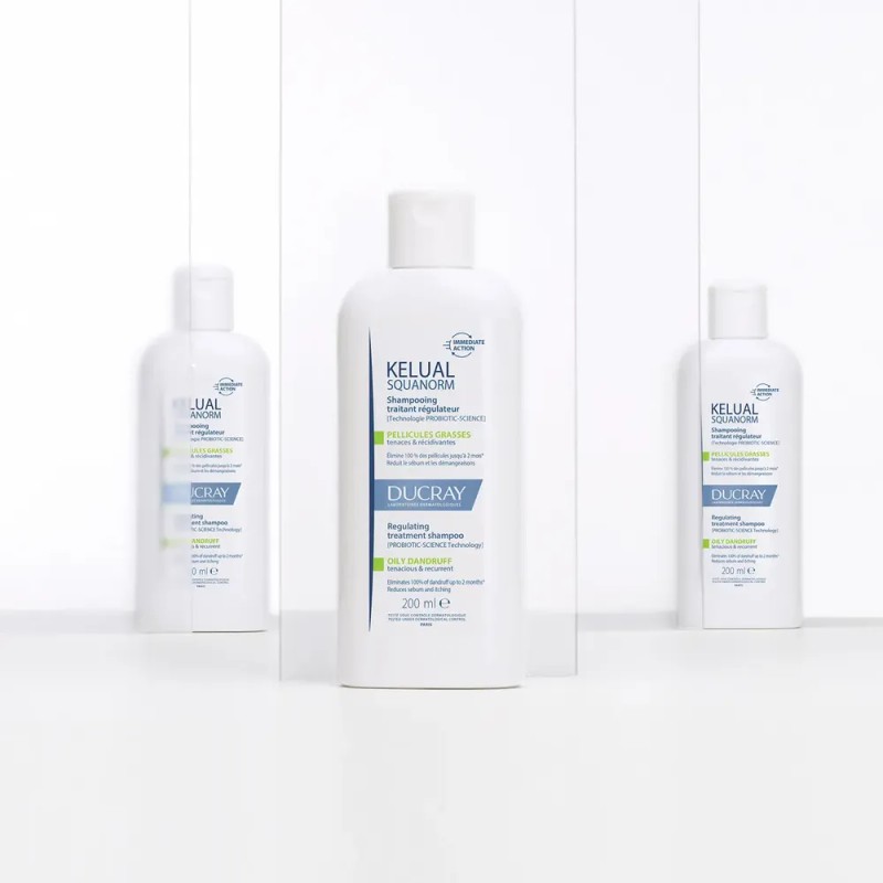 Shampoo Ducray Kelual Squanorm 200 ml para Caspa Grasa con