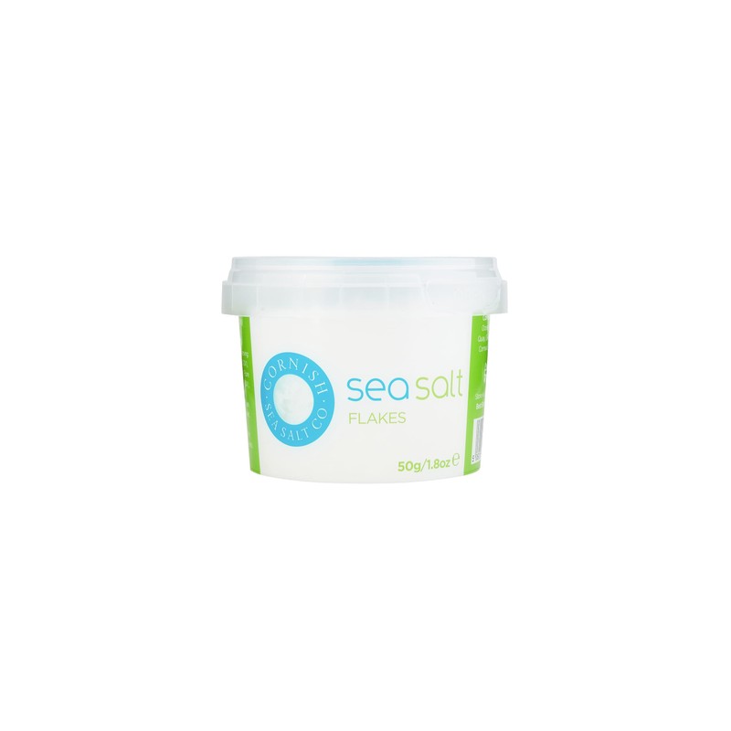 Cornish Sea Salt Tub (1 Pack, Sea Salt Flakes 50g)