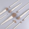 ZHIYE 10Pcs Makeup Brushes Set, White Professional Face Make-up Brush