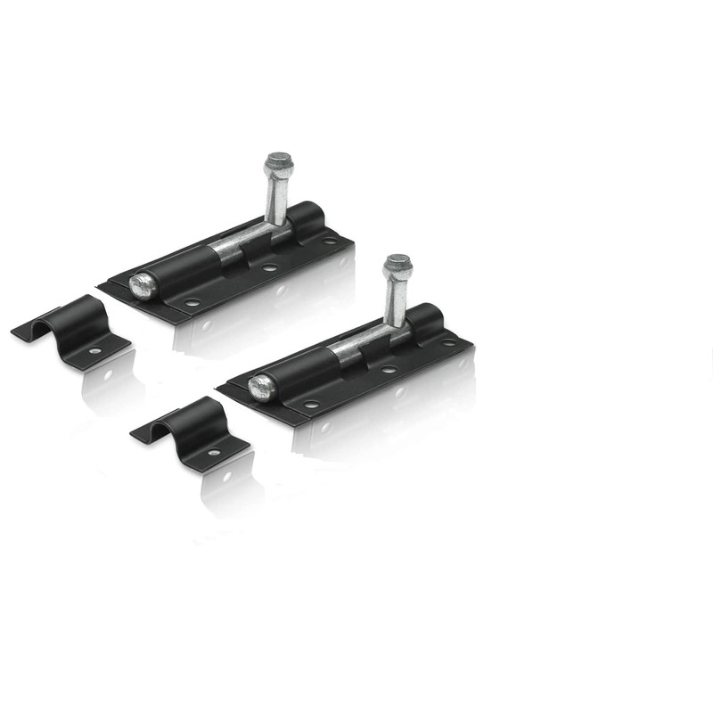 XFORT® 2 Pack Heavy Duty Tower Bolt Black 150mm (6"),