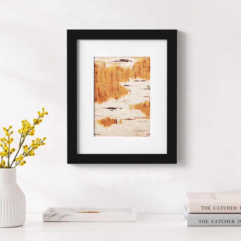 eletecpro 8x10 Picture Frame, Display Picture 5x7 with Mat or