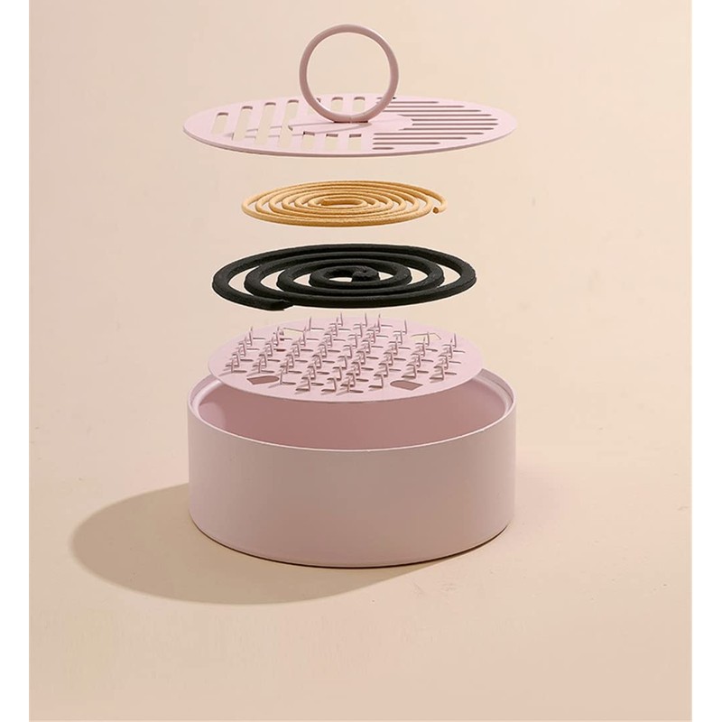 蚊取り線香 ホルダー 蚊取線香入れ 蚊取り器 鉄製 防火 蚊取り器 蚊取り線香立て インテリア 蚊遣り器