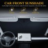Unbranded 1x Foldable Car windshield Sun Shade Visor UV Heat