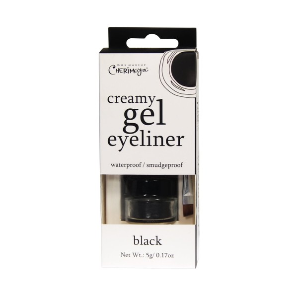 Max Makeup Cherimoya Creamy Gel Eyeliner, Black and White