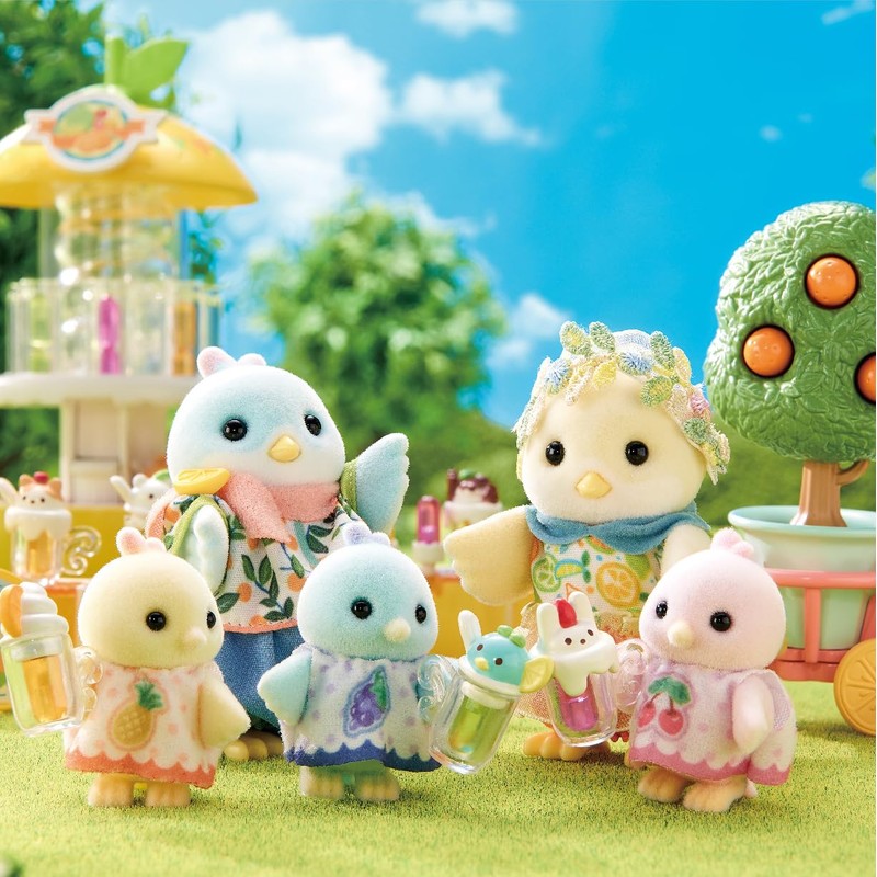 Sylvanian Families - 5860 Famiglia Uccelli Agrumi - Set di