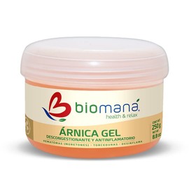 Gel de árnica 250 g Sensación Fresca y de Rápida Absorción, Excelente para Aplicarse dando Masajes a Mano, o como Conductor en Uso con Radiofrecuencia