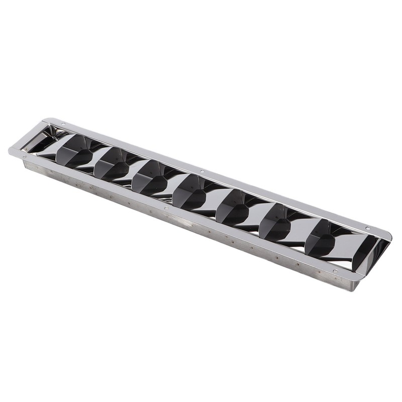 Marine Vent Grille Oblong Stainless Steel 8 Slots Grid Cover