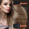 Spornette Deville Cushion Paddle Brush, Boar Bristle Hair Brush with
