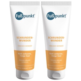 Fußpunkt Cracked Miracles Intensive Foot Care for Highly Callused Cracked Skin 2 x 125 ml