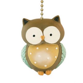 Little Hoot Owl Ceiling Fan Pull Light Chain-Home Decor