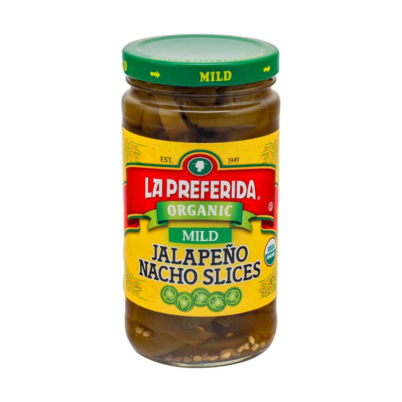 La Preferida Organic Jalapeno Nacho Slices, Mild, 11.5 oz (Pack