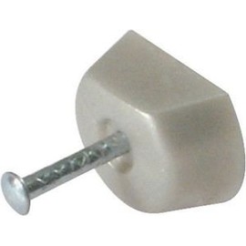 Free P&P - 60 X White Nail Knock In Shelf Support For Shelving 60Kg Payload