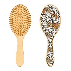 Wet Brush Detangler Hair Brush Soft Bristles-Detangling Hairbrush Glides Through Tangles Tigers and Stripe for All Hair Types Women & Men