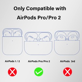Wonhibo for Airpods Pro 2 Case, Cute Silicone Cover for Airpod Pro 2nd with Keychain (Bear)