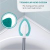 Shower Scrubber with Long Handle, 47'' Bathtub Scrub Brush, Bathroom