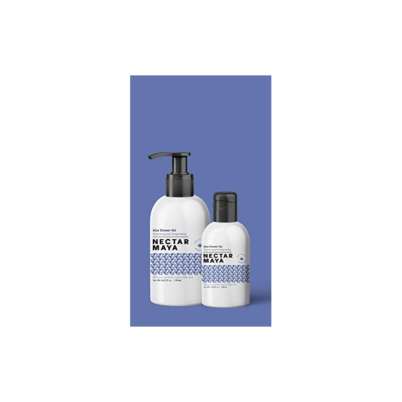 Aloe Shower Gel. Jabón corporal líquido biodegradable y orgánico para