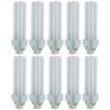 Diodesy- Pack of 10 PLD13/E/SP30K/10PK Compact Fluorescent Light Bulb, Double