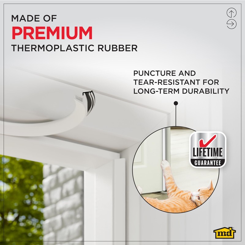 M-D Building Products 43346 81 in. White Premium Rubber Platinum™