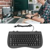 USB Keyboard Durable Plastic 87 Keys KB‑301B Keypads General Ergonomically