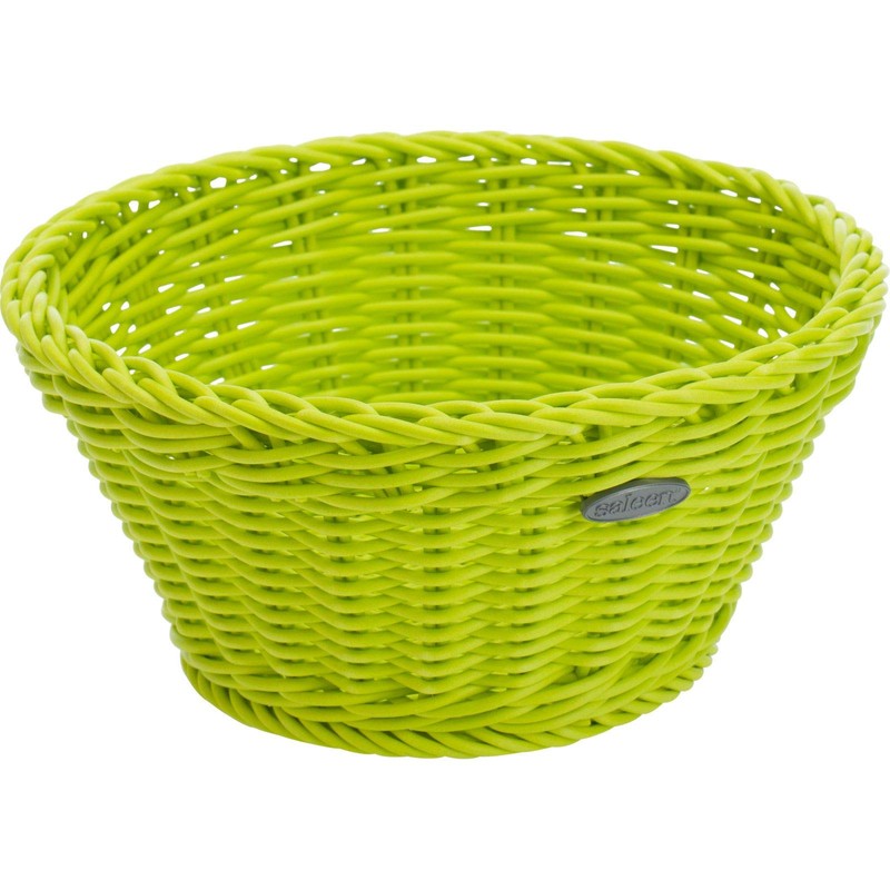 Saleen Round Trend Basket, Lime Yellow, 18 x 10 cm