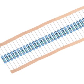 sourcing map Metal Film Resistor 150 Ohm 2 W 1% Tolerance 5 Colours Pack of 30