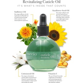 Cuccio Naturale Cuticle Revitalizing Oil - Melon and Kiwi for Unisex 2.5 oz Oil