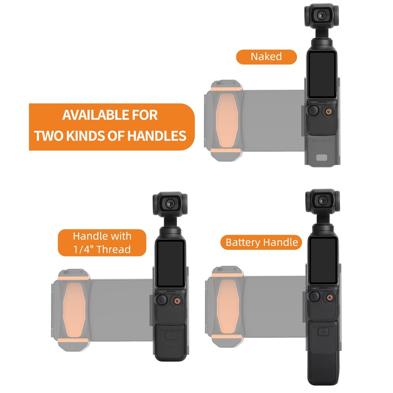 Fututech 1/4 Multi-function Extension Bracket for DJI Osmo Pocket 3