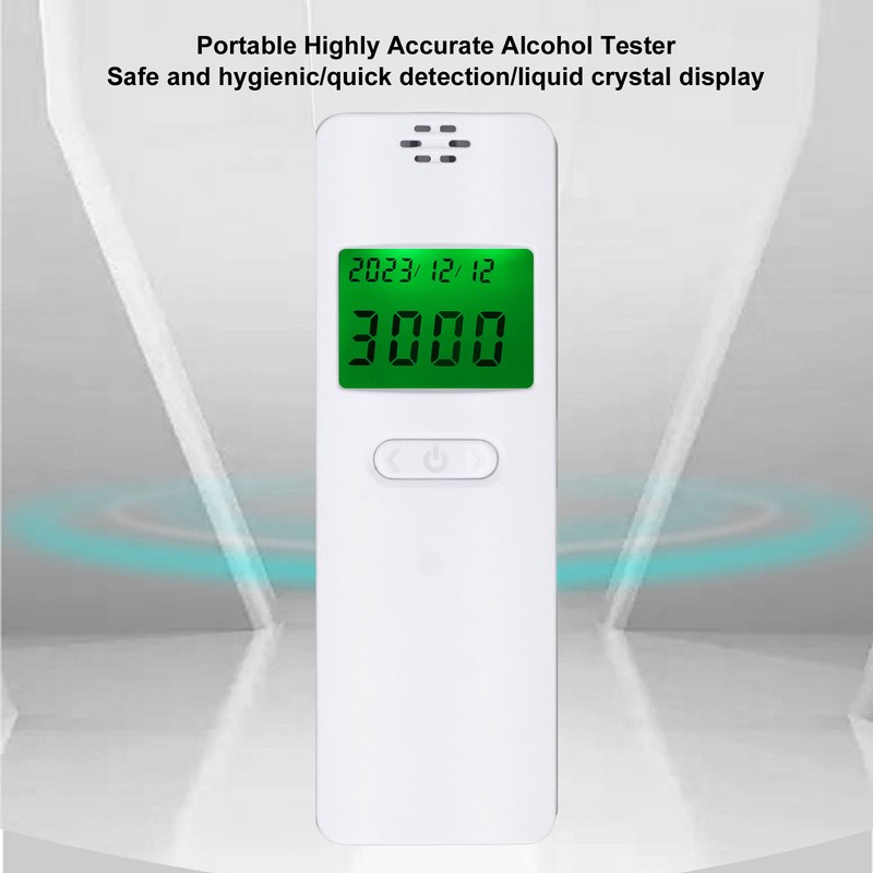 Alcohol Tester ABS High Accuracy MEMS Semiconductor Portable Breath Tester
