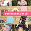 HAPPY LIFE Lonchera niña y niño tipo omiebox incluye termo,
