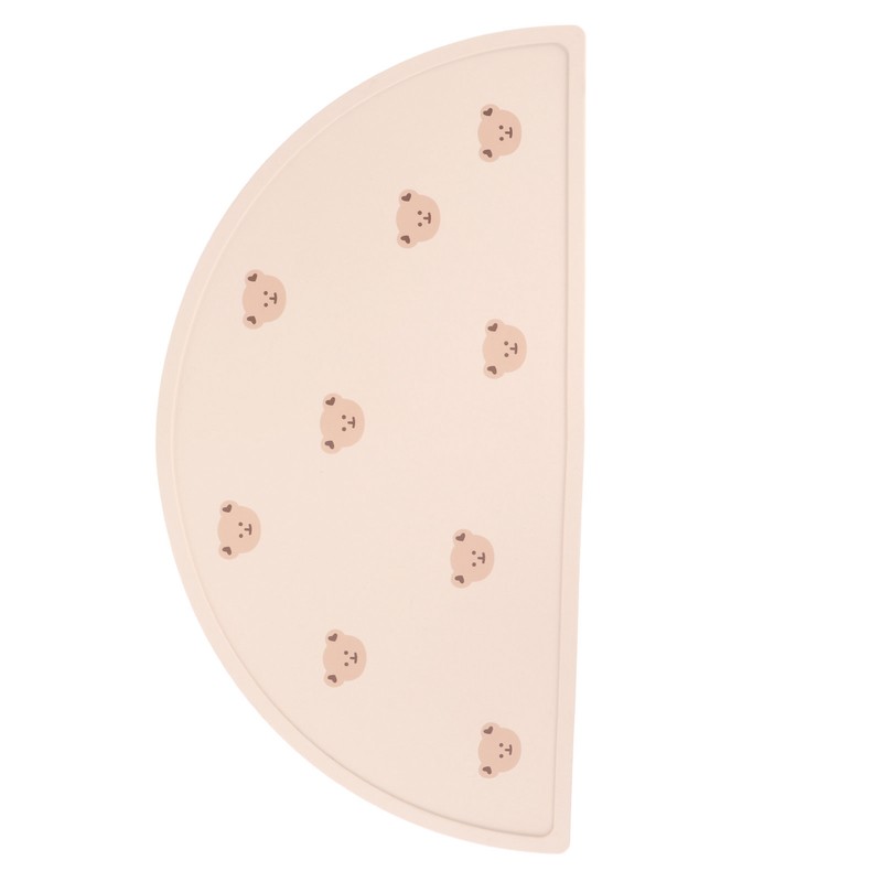 Baby Placemat Infant Children Travel Portable Silicone Flexible Cute Cartoon