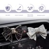 Zeathery 2 PCS Car Vent Butterfly Bow Clip, Mini Bow