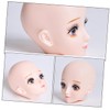 Ipetboom Eyelash Extension Training Head Mold for Beginners Realistic Makeup