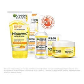 Kit Garnier Express Aclara: Serum, Crema y Gel con Vitamina C