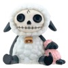 StealStreet White Wooolee with Pink Sheep Furry Bones Collectible Statue