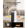 PELONIS 23” Oscillating Ceramic Tower Space Heater with Remote &