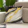 Joymaison Black Gold Marble Cushion Covers 45 x 45 Pack