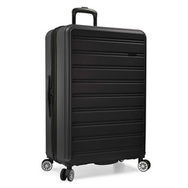 Traveler's Choice Snowcreek Hardside Expandable Spinner Luggage, Black, 30" Large