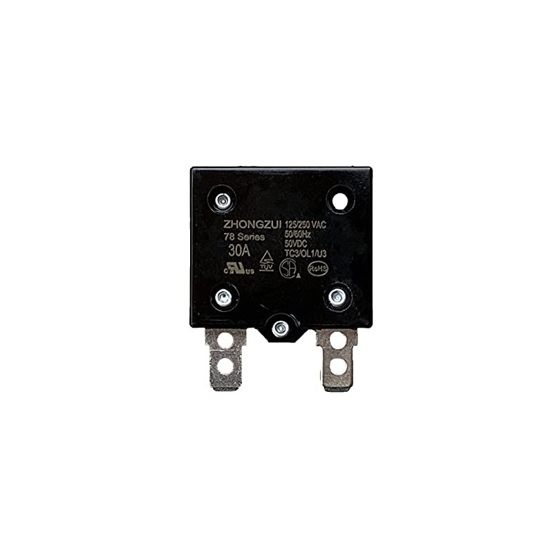 weelye 1Pcs 30A 125/250Vac 50Vdc Automatic Reset Relay Thermal Switch