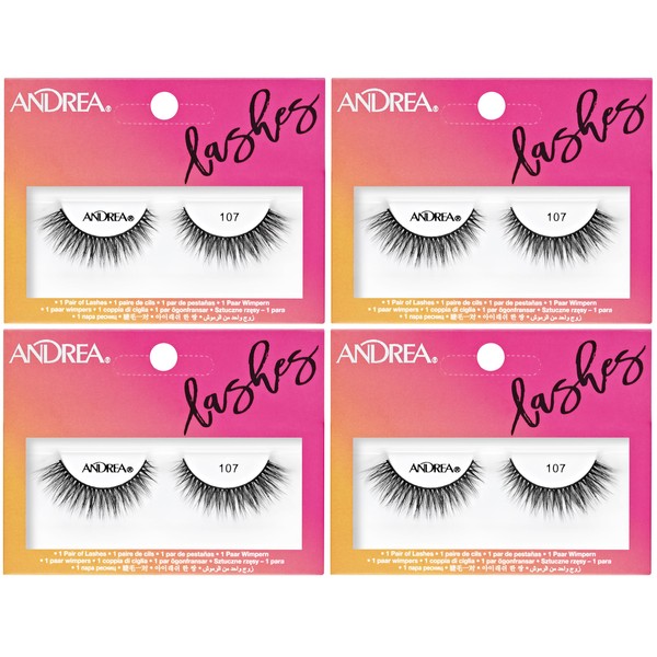 Andrea Strip Lash False Eyelashes Style 107 - Black